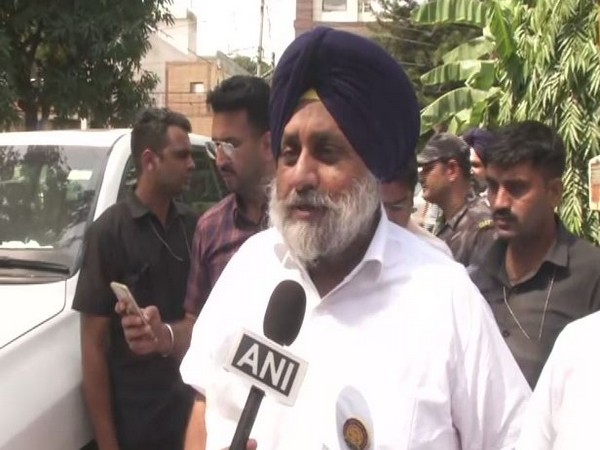 President of Shiromani Akali Dal, Sukhbir Singh Badal (Photo/ANI)