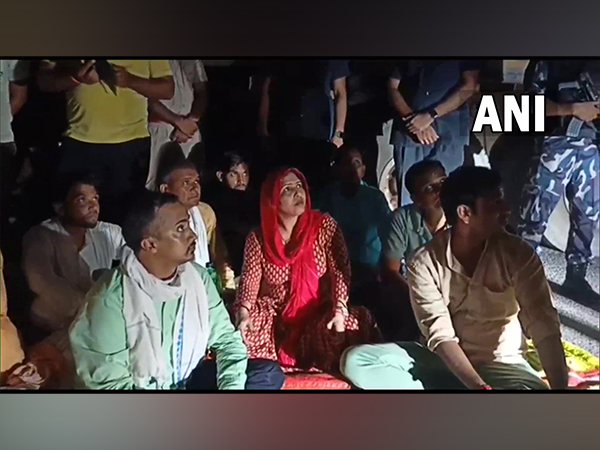 BJP MP Ranjeeta Koli in Rajasthan's Bharatpur (Photo/ANI)