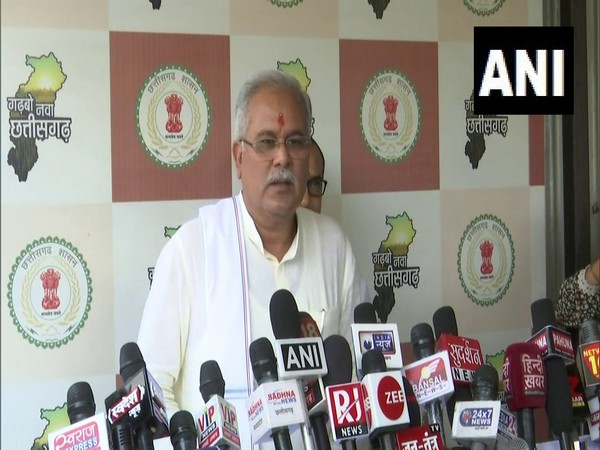 Chhattisgarh Chief Minister Bhupesh Baghel (Photo/ANI)