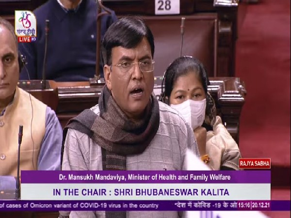 Union Health Minister Mansukh Mandaviya (Photo courtesy: Sansad TV)