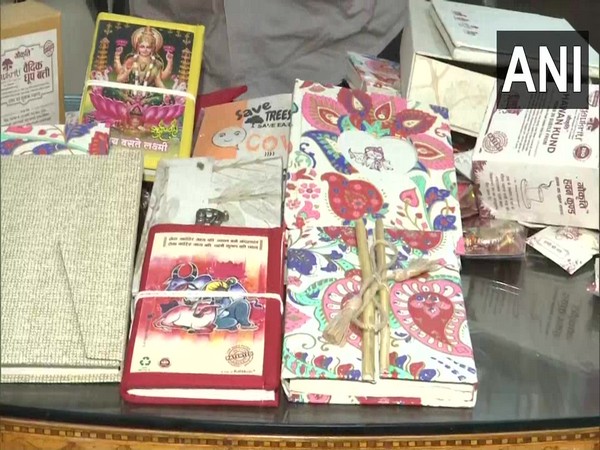 Eco-friendly articles made from cow dung. (Photo/ANI)