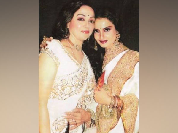 Hema Malini, Rekha (Image courtesy: Twitter)