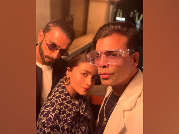 Ranveer SIngh, Alia Bhatt and Karan Johar (Image Source: Instagram)
