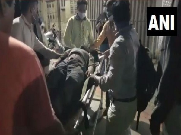 Rescued Labourer in Ranavav cement factory (Photo/ANI)