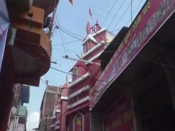 A replica of Hinglaj Mata Temple has been set up in Garhwa district of Jharkhand. (Photo/ANI)