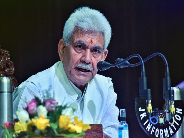 Jammu and Kashmir Lieutenant Governor Manoj Sinha (file photo/ANI)