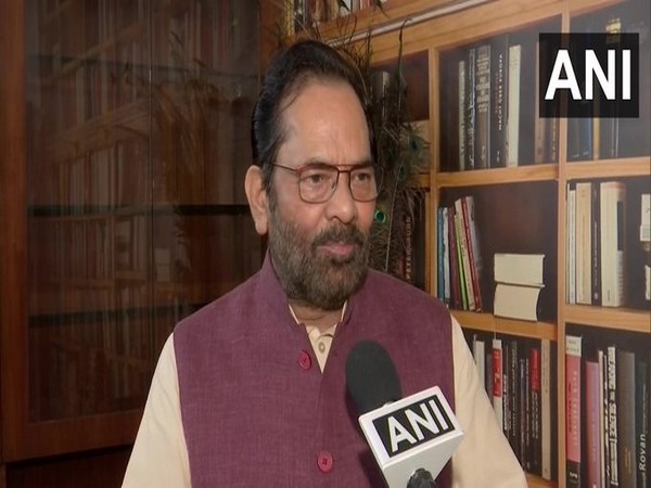 Senior BJP leader Mukhtar Abbas Naqvi (Photo/ANI)