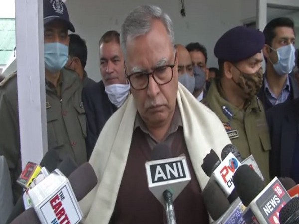Advisor to Jammu and Kashmir Governor, SH Farooq Khan speaking to media in Poonch on Feb 4