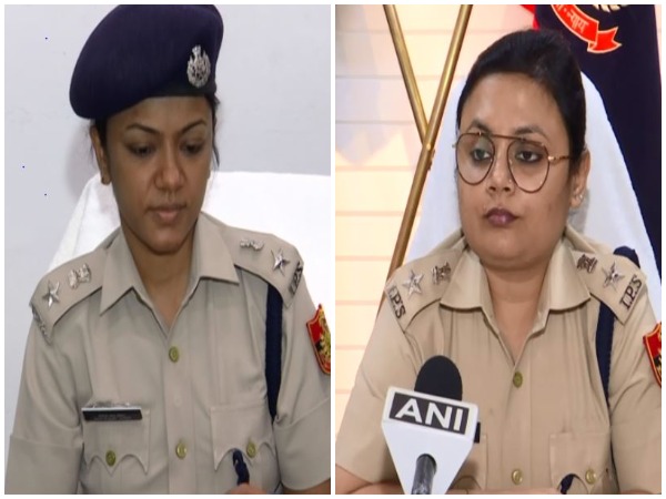 DCP (South) Benita Mary Jaiker/ DCP (Southeast)  Esha Pandey (Photo/ANI)