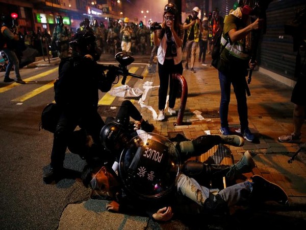 Visuals from last week's protests in Hong Kong (Photo/Reuters)