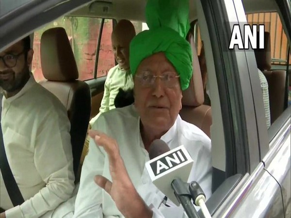 Former Chief Minister of Haryana Om Prakash Chautala (Photo/ANI)