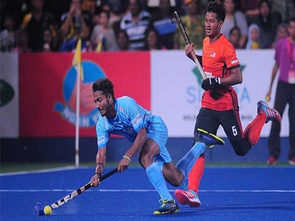 India and Malaysia in action (Photo/ Hockey India) 