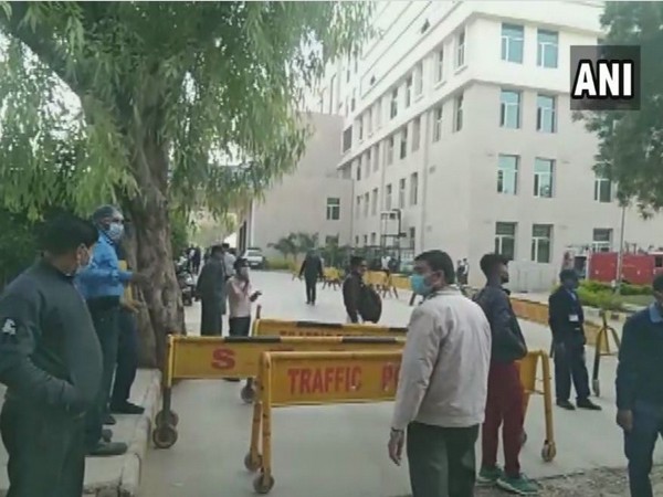 Fire broke at hospital in Madhya Pradesgh, earlier today (Photo/ANI)