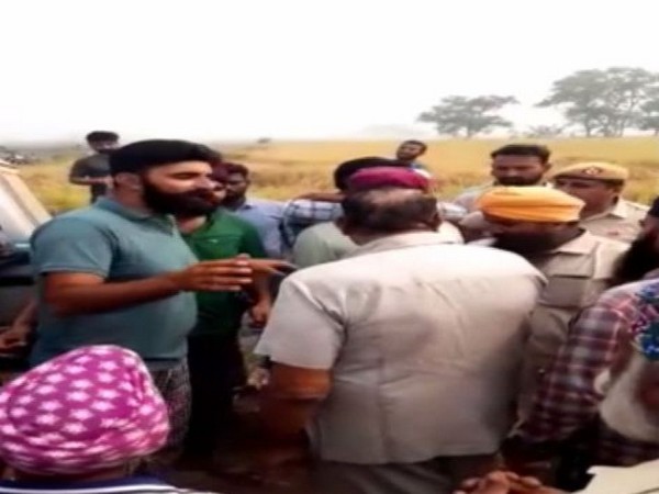 Inspection team to check stubble burning held hostage by villagers in Fatehabad , Haryana on Friday 