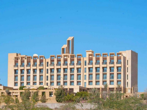 A view of Pearl Continental hotel at Gwadar, Balochistan