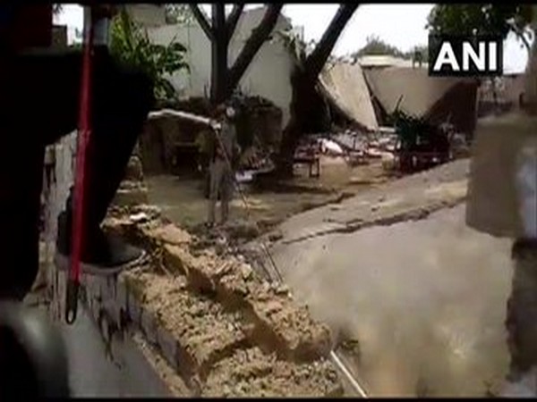 Vikas Dubey's house was demolished in Saturday.