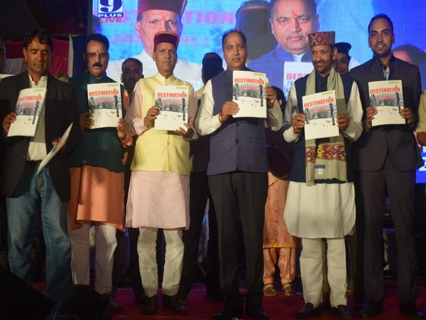 Himachal Pradesh Chief Minister Jai Ram Thakur while attending the Janjehli Tourism Festival 2019 in Himachal Pradesh on Sunday. Photo/ANI
