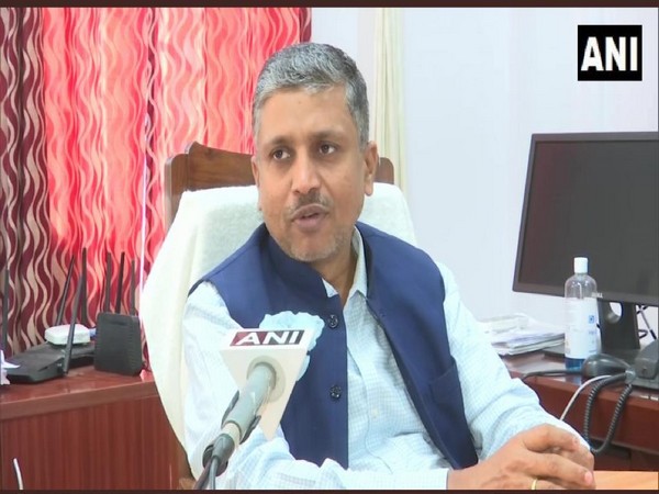 Bihar Chief Election Commissioner HR Srinivasa speaking to ANI. [Photo/ANI]