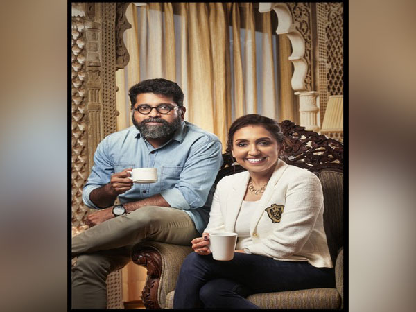 Mahesh Narayanan with Priti Shahani 