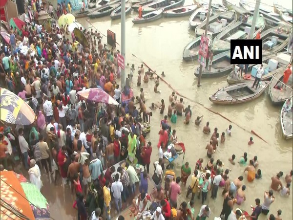 Visual of ghats near Kashi Vishwanath Temple (Photo/ANI)