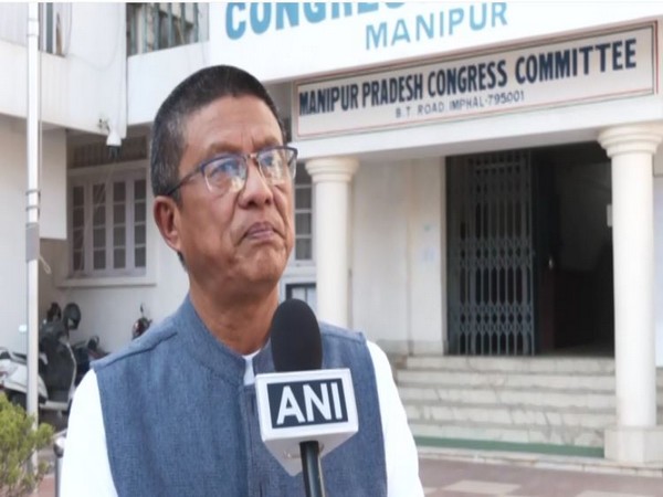 Manipur Pradesh Congress Committee Vice President, Kh Devabrata Singh (Photo/ANI)