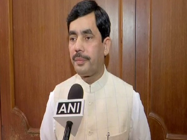 BJP national spokesperson Shahnawaz Hussain speaking to ANI in Mumbai, Maharashtra on Sunday. (Photo/ANI)
