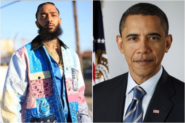 Nipsey Hussle and Barack Obama