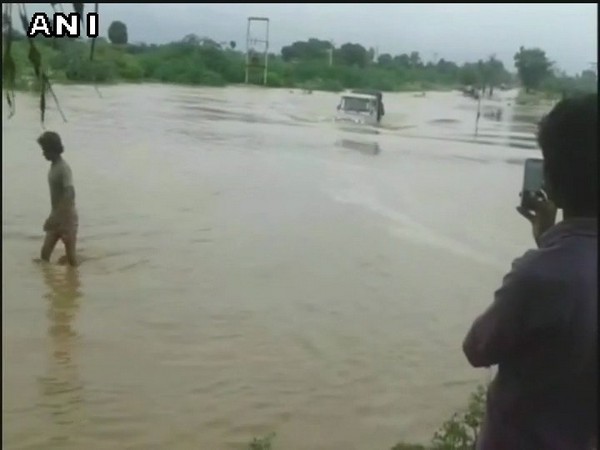 Situation of rains in Rajasthan (Photo/ANI) 