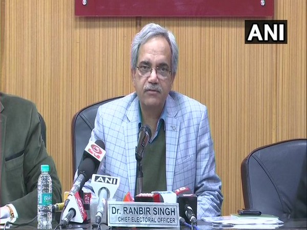 Chief Electoral Officer (CEO) of Delhi, Dr Ranbir Singh (File photo/ANI)