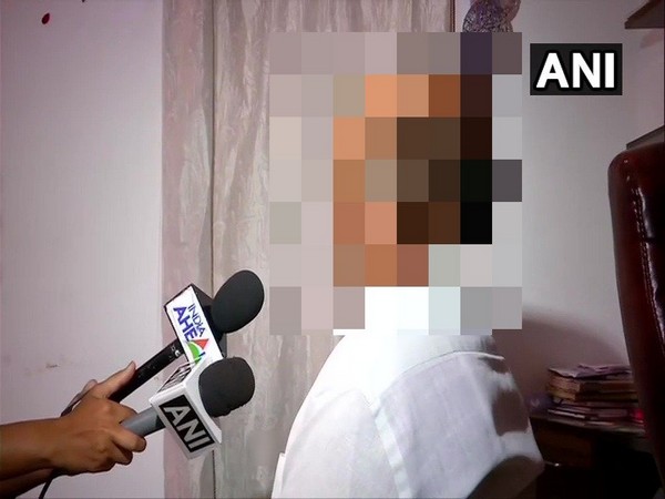 Father of the victim speaking to reporters in Hyderabad on Friday. Photo/ANI