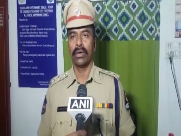 ACP Panjagutta Hyderabad Police, M Thirupathanna speaking to ANI on Wednesday. Photo/ANI