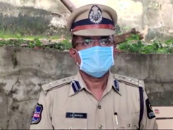 Deputy Commissioner of Police (West Zone) A.R. Srinivas speaking to ANI in Hyderabad on Monday. (Photo/ANI)