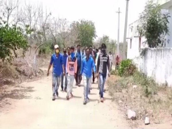 Migrant workers in Hyderabad