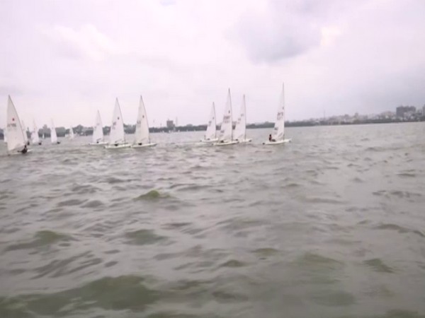 Visuals from the 35th Hyderabad Sailing Week. (Photo/ANI)