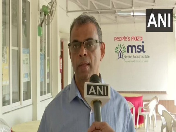 Director of Montfort Social Institute in Hyderabad, Varghese Theckanath (Photo/ANI)