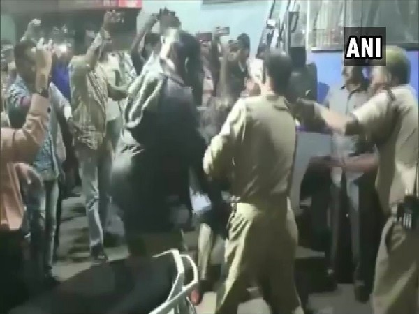 Protest in Hyderabad, Telangana. 