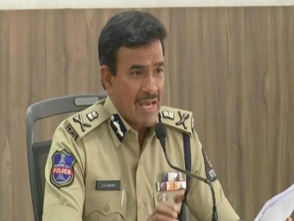  CV Anand, IPS, Hyderabad City Commissioner. (ANI/photo)
