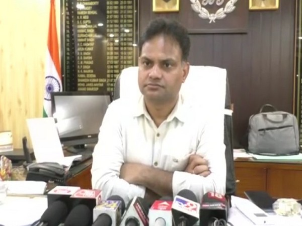 SSP Satyarth Aniruddh Pankaj, Bareilly, UP (Photo/ANI)