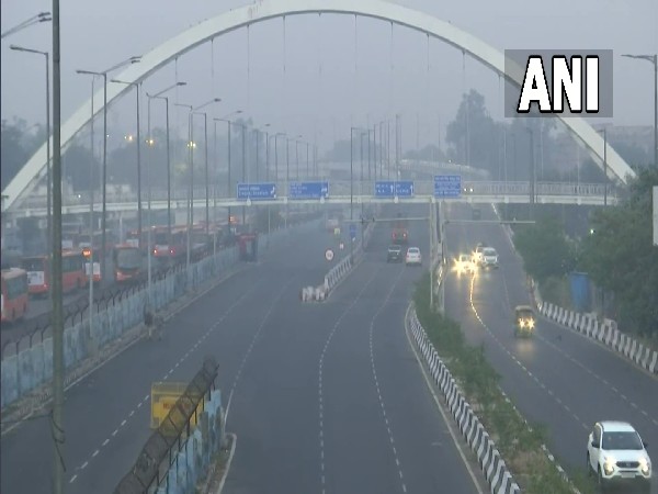 Visuals from near Jawaharlal Nehru Stadium, Delhi (Photo/ANI)