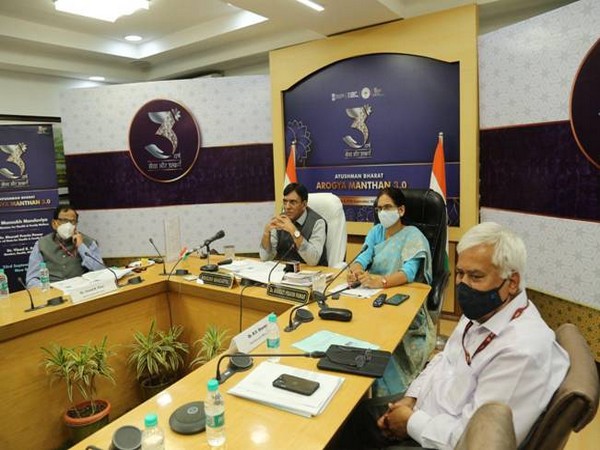 Meeting chaired by Union Health Minister Mansukh Mandaviya (Photo/PIB)