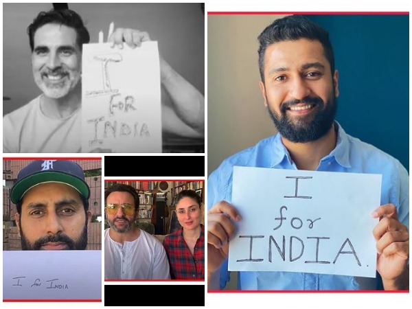 Celebs urging people to join 'I For India' concert (Image courtesy: Instagram)