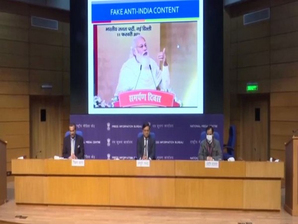 Visuals of I&B Press conference. (ANI/photo)
