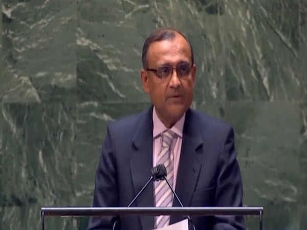 India's Permanent Representative to UN, TS Tirumurti, at the 11th Emergency Special Session of UNGA on Ukraine.
