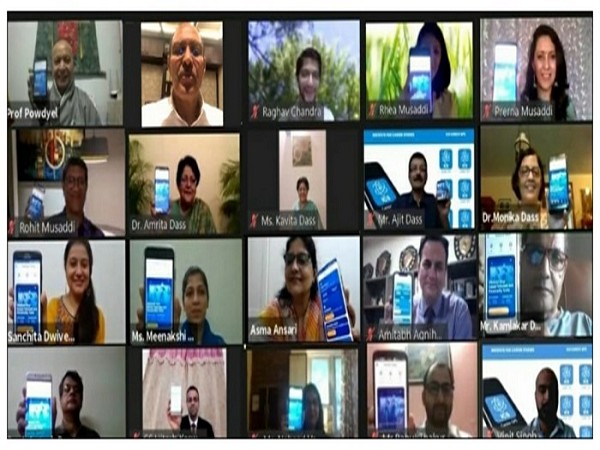 ICS Career GPS mobile app being launched during a virtual inaugural event on August 15, 2020