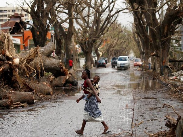 The trail of destruction left by Cyclone Idai in Beira, Mozambique 