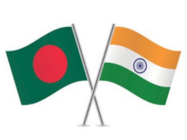 Bangladesh and India flags