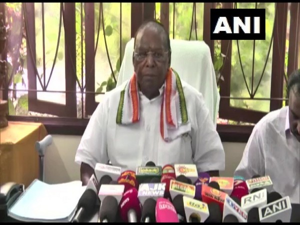 Puducherry Chief Minister V Narayanasamy (File photo/ANI)
