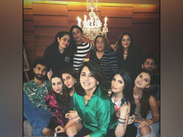 Tara Sutaria with Kapoor family (Image source: Instagram)