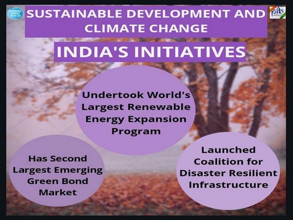 India is striving to combine the element of 'sustainability' to its economic development