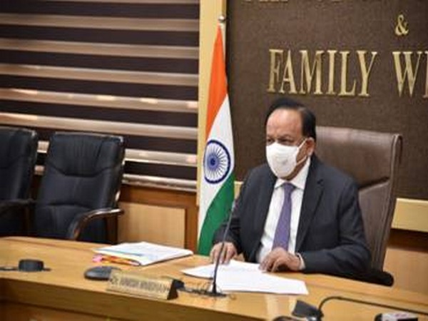 Heath and Family Affairs Minister Harsh Vardhan addressing the GPC meeting on Wednesday
